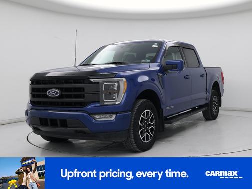 Blue 2022 Ford F-150 Lariat