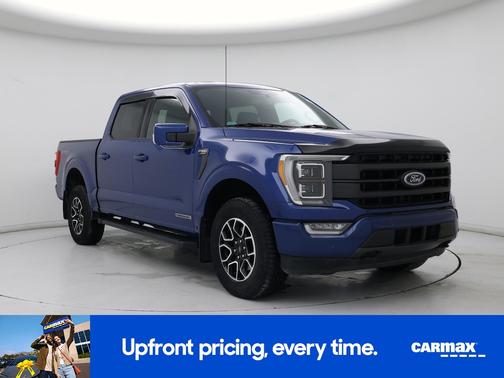 Blue 2022 Ford F-150 Lariat