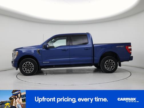 Blue 2022 Ford F-150 Lariat