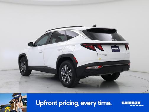 White 2024 Hyundai TUCSON Hybrid Blue