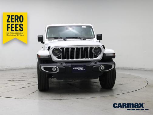 White 2025 Jeep Wrangler 4xe Sahara