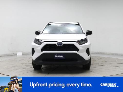 White 2021 Toyota RAV4 Hybrid LE