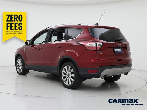 Red 2018 Ford Escape Titanium