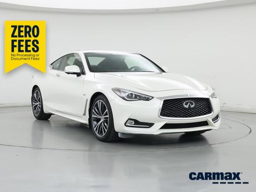White 2017 INFINITI Q60 Premium