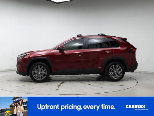 Red 2025 Toyota RAV4 Hybrid XLE Premium