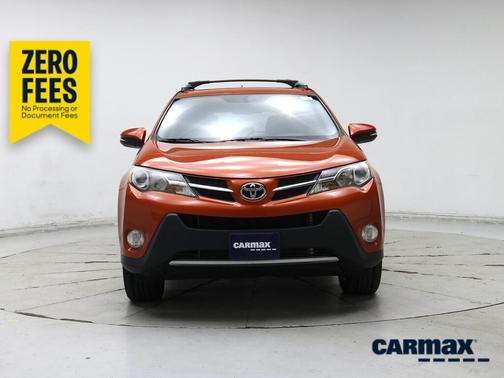 Orange 2015 Toyota RAV4 Limited