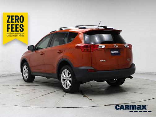 Orange 2015 Toyota RAV4 Limited