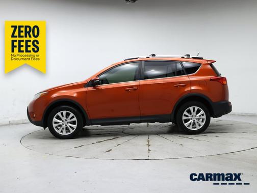 Orange 2015 Toyota RAV4 Limited