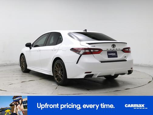 White 2023 Toyota Camry SE Night Shade