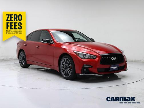 Red 2024 INFINITI Q50 Red Sport 400