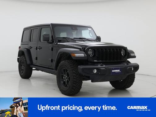 Black 2025 Jeep Wrangler Willy's