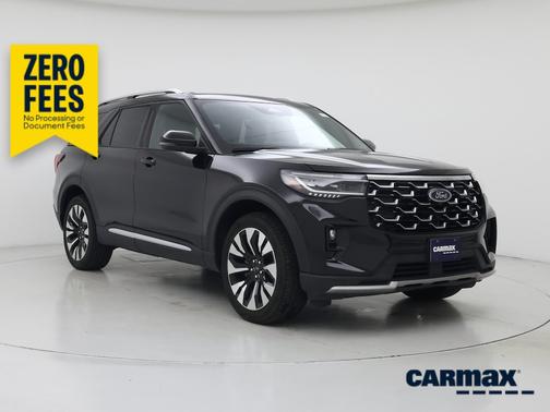 Black 2025 Ford Explorer Platinum