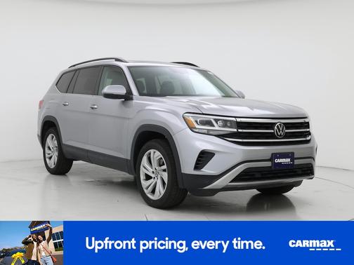 Silver 2021 Volkswagen Atlas SE w/Tech