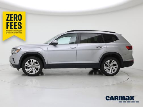Silver 2021 Volkswagen Atlas SE w/Tech
