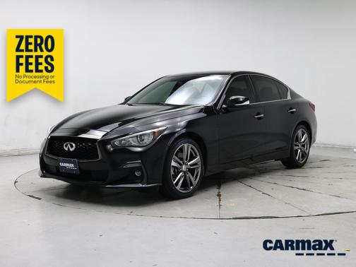 Black 2021 INFINITI Q50 Sensory