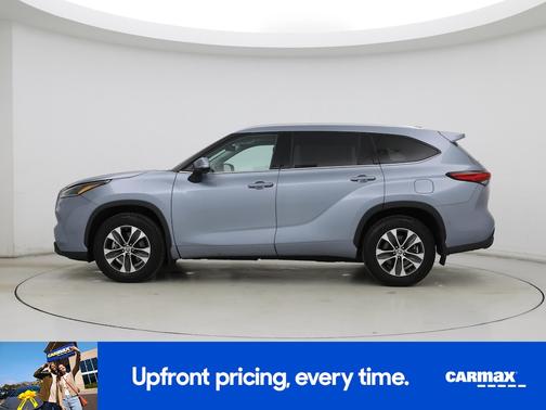Blue 2021 Toyota Highlander XLE