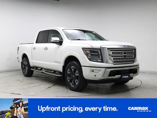 White 2023 Nissan Titan Platinum Reserve