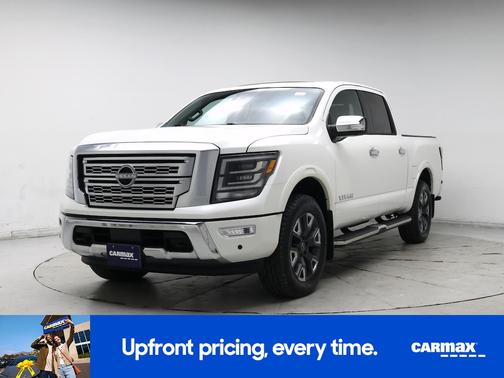 White 2023 Nissan Titan Platinum Reserve