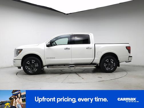 White 2023 Nissan Titan Platinum Reserve