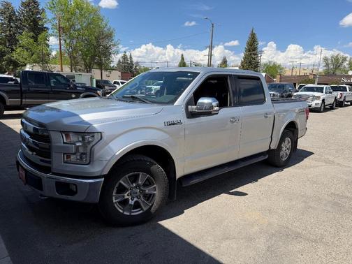 Silver 2016 Ford F-150 Lariat
