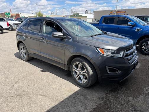 Gray 2017 Ford Edge Titanium