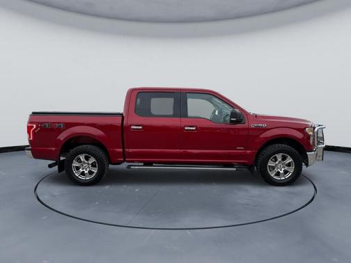 Red 2017 Ford F-150 XLT