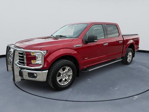 Red 2017 Ford F-150 XLT