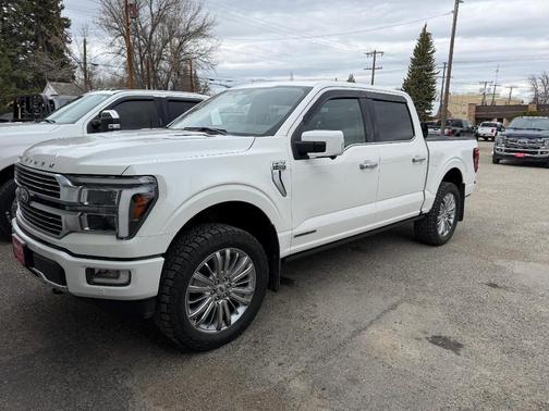 White 2025 Ford F-150 Platinum