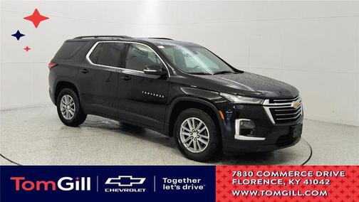 Mosaic Black Metallic 2023 Chevrolet Traverse LT Cloth