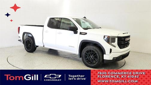 Summit White 2024 GMC Sierra 1500 Elevation