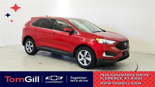 Rapid Red Metallic Tinted Clearcoat 2022 Ford Edge SEL