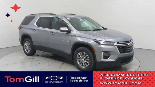 Sterling Gray Metallic 2023 Chevrolet Traverse LT Leather