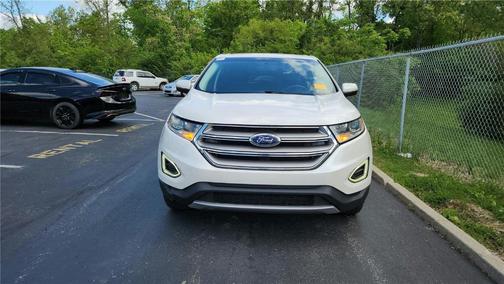 White Platinum Tri-Coat Metallic 2015 Ford Edge SEL