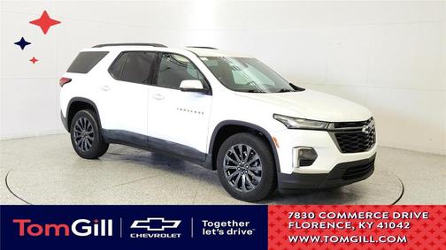 Summit White 2023 Chevrolet Traverse RS