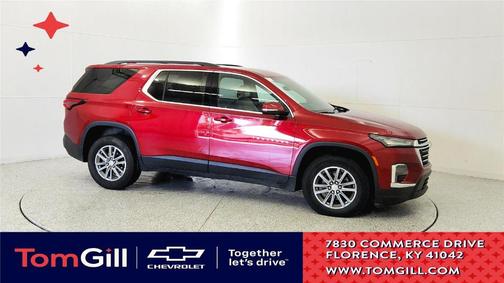Radiant Red 2023 Chevrolet Traverse LT Cloth
