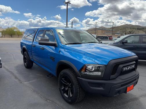 Hydro Blue Pearlcoat 2022 RAM 1500 Classic Warlock Quad Cab 4x4 6'4' Box