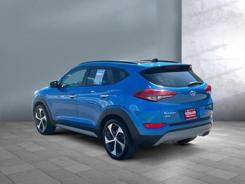 Caribbean Blue 2017 Hyundai TUCSON Limited