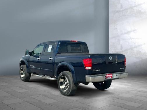 Blue 2007 Nissan Titan SE Crew Cab