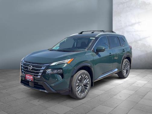 Obsidian Green 2026 Nissan Rogue Platinum