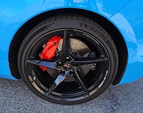 Rapid Blue 2025 Chevrolet Corvette E-Ray RWD Convertible 1LZ