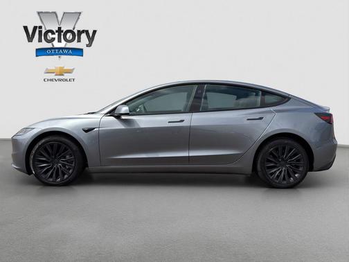 Stealth Grey 2025 Tesla Model 3 Long Range