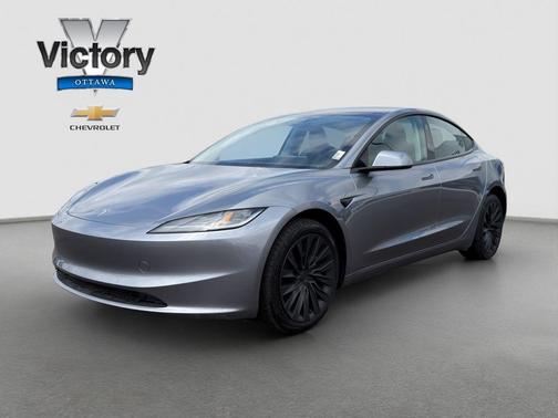 Stealth Grey 2025 Tesla Model 3 Long Range