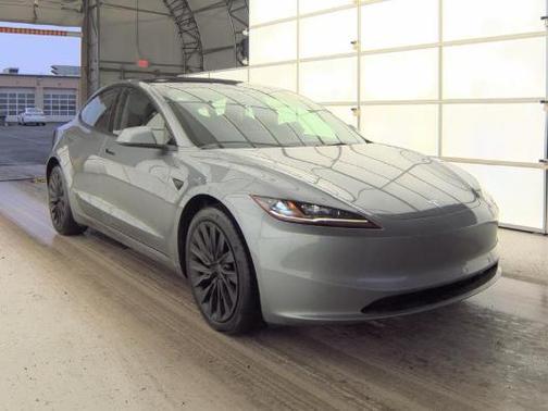 Stealth Grey 2025 Tesla Model 3 Long Range