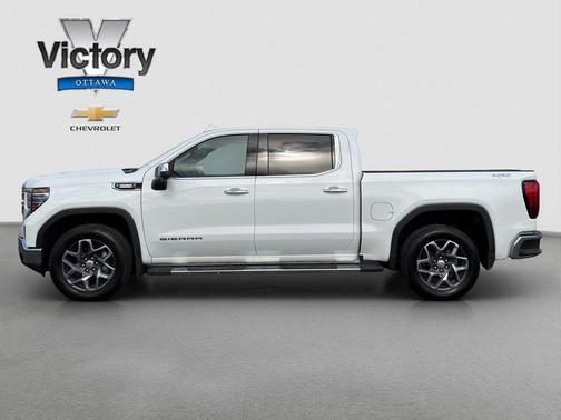 Summit White 2025 GMC Sierra 1500 SLT