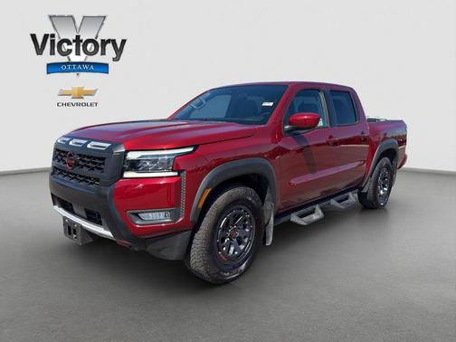 Cardinal Red Metallic Tricoat 2025 Nissan Frontier PRO-X