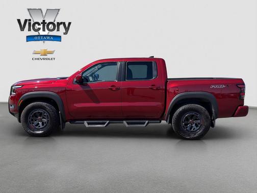 Cardinal Red Metallic Tricoat 2025 Nissan Frontier PRO-X