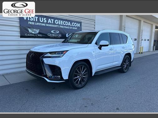 Ultra White 2024 Lexus LX 600 F SPORT