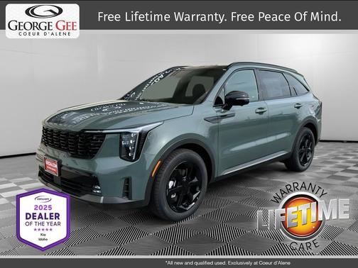 Cityscape Green 2026 Kia Sorento Plug-In Hybrid SX Prestige