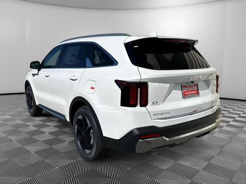 White 2026 Kia Sorento Hybrid EX
