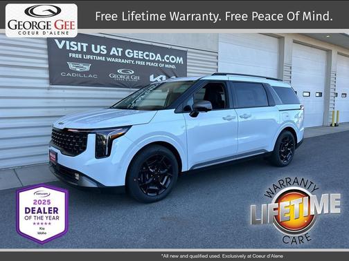 Snow White Pearl 2026 Kia Carnival SX Prestige Passenger Van